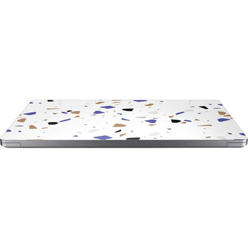 White Terrazzo Universal Laptop 12in (9.8 x 6.8in) Skin